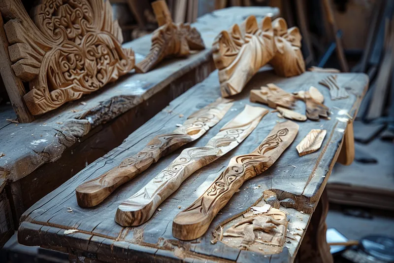 machetes para arte en madera